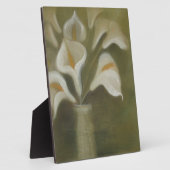 Plaque Photo Fleurs Coupées de Calla dans un Vase Nature Morte  (Côté)