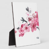 Plaque Photo Fleurs de cerisiers roses (Côté)