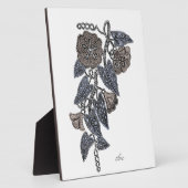Plaque Photo Fleurs de dentelle (Côté)