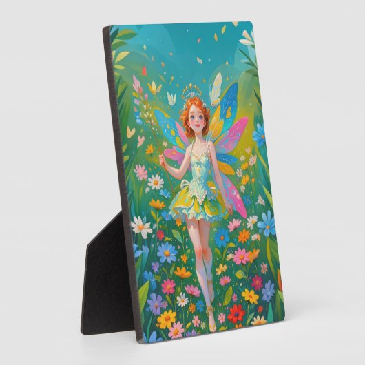 Plaque Photo Fleurs de fées (Côté)