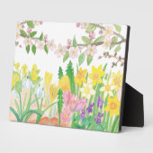 Plaque Photo Fleurs de printemps (Côté)