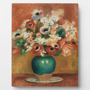 Plaque Photo Fleurs de Renoir Impressionist Art Peinture