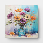 Plaque Photo Fleurs de ressort d'aquarelle (Devant)