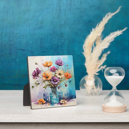 Plaque Photo Fleurs de ressort d'aquarelle (Insitu)