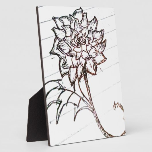 Plaque Photo fleurs de roses blanches (Côté)