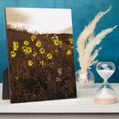 Plaque Photo Fleurs de soleil (Côté)