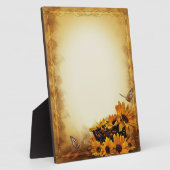 Plaque Photo Fleurs de soleil (Côté)