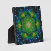 Plaque Photo FLEURS DE VIE/Blume des Lebens Mandala V Carré (Recto)