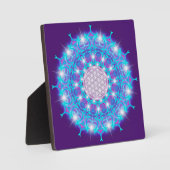 Plaque Photo FLEURS DE VIE/Blume des Lebens Stars Mandala (Recto)