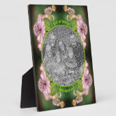 Plaque Photo Fleurs délicates Créez votre propre photo (Côté)