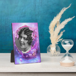 Plaque Photo Fleurs d'Imaginaire et cadre d'art aquatique Plaqu