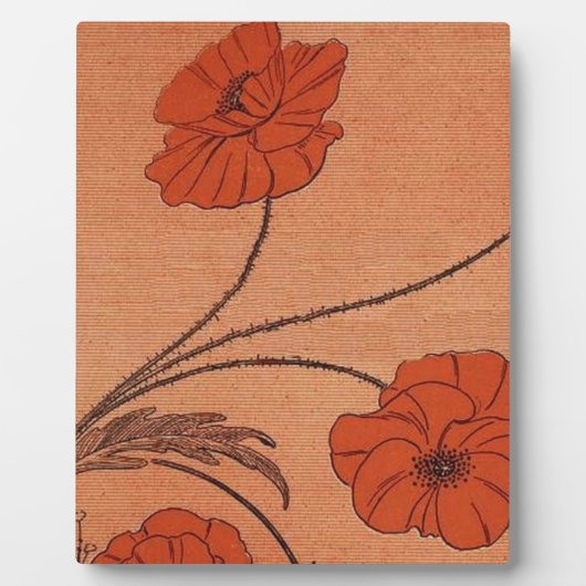 Plaque Photo Fleurs sauvages (Devant)