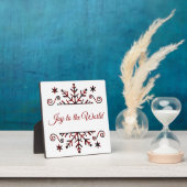 Plaque Photo Flocon à carreaux  (Insitu)