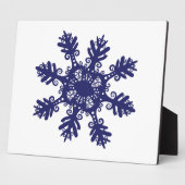 Plaque Photo Flocon de neige II (Côté)