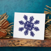Plaque Photo Flocon de neige II (Côté)