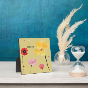 Plaque Photo Floraison