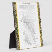 Plaque Photo Floraison celtique (Côté)