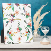 Plaque Photo Floral 10 (Côté)