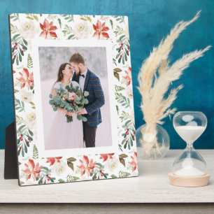 Plaque Photo Floral d'hiver   Photo de vacances