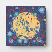 Plaque Photo Floral Inspirationnel Plus Que Citer Inspiritisme (Devant)