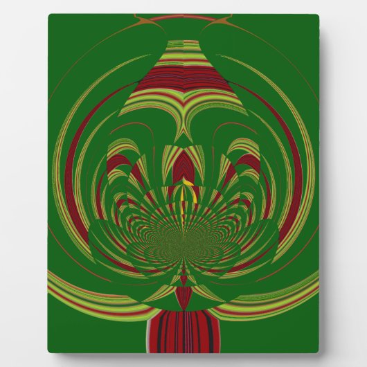 Plaque Photo Flore verte (Devant)