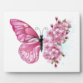 Plaque Photo Flower Butterfly (Devant)