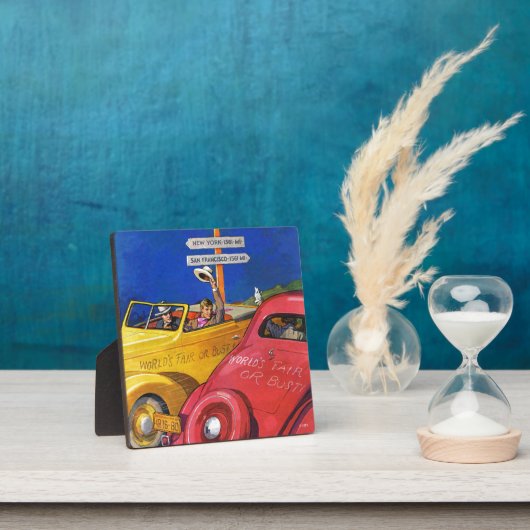 Plaque Photo Foire mondiale ou buste (Insitu)