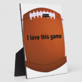 Plaque Photo football américain (Côté)