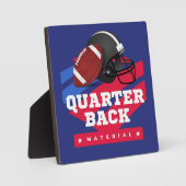 Plaque Photo Football américain (Recto)