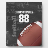 Plaque Photo Football américain Personalized Chalkboard (Devant)