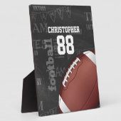 Plaque Photo Football américain Personalized Chalkboard (Côté)
