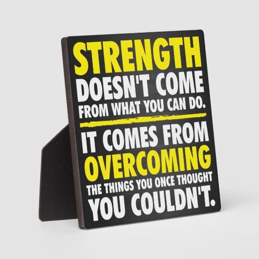 Plaque Photo Force - Motivation (Recto)