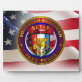 Plaque Photo Force opérationnelle pour l'Europe du Sud (SETAF) (Devant)