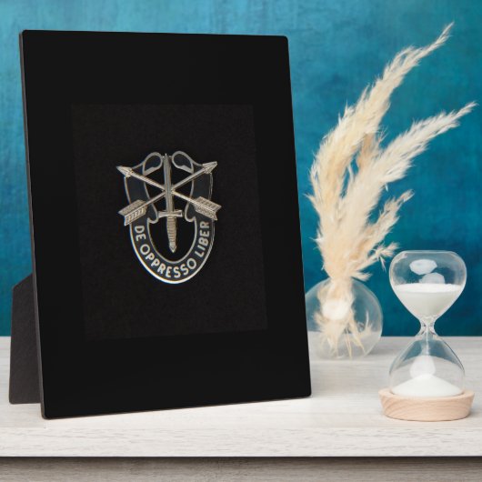 Plaque Photo Forces spéciales (Côté)