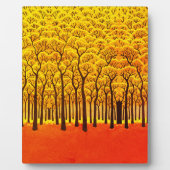 Plaque Photo Forêt d'automne dorée (Devant)