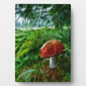 Plaque Photo Forêt fractale des champignons (Devant)