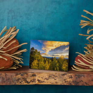 Plaque Photo Forêt nationale de Santa Fe au coucher du soleil e