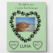 Plaque Photo Forever Loved Lymphoma Awareness Tribute (Devant)