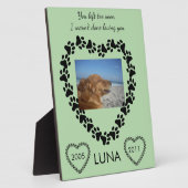 Plaque Photo Forever Loved Lymphoma Awareness Tribute (Côté)