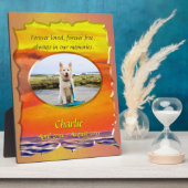 Plaque Photo Forever Loved Pet Memorial 2443 (Côté)