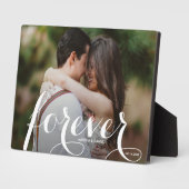 Plaque Photo FOREVER Script Chevalet Photo sans cadre (Côté)