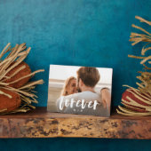 Plaque Photo Forever superposition de script Couples personnali (Côté)