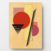 Plaque Photo Formes Abstraites (Devant)