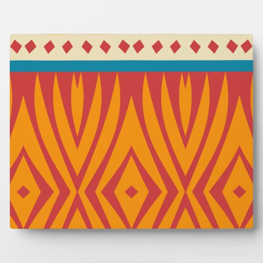 Plaque Photo Formes dans de rétros couleurs (Devant)