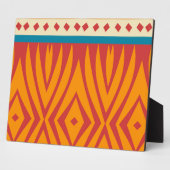 Plaque Photo Formes dans de rétros couleurs (Côté)