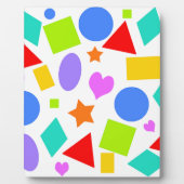 Plaque Photo Formes et couleurs (Devant)