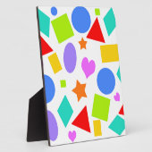 Plaque Photo Formes et couleurs (Côté)