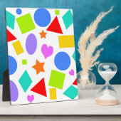 Plaque Photo Formes et couleurs (Côté)