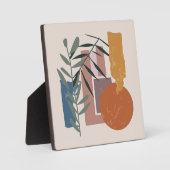 Plaque Photo Formes Et Étapes patinées (Recto)