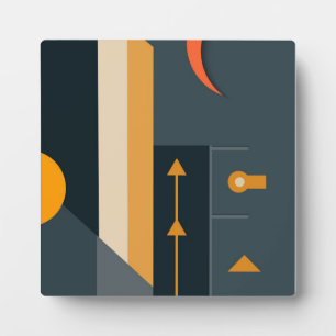 Plaque Photo Formes géométriques modernes